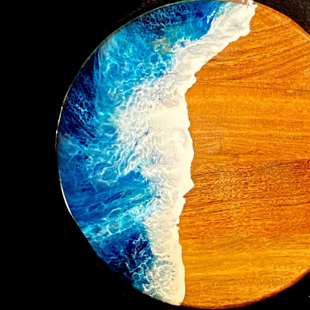 Epoxy-Resin-Charcuterie Board – Ocean Themed