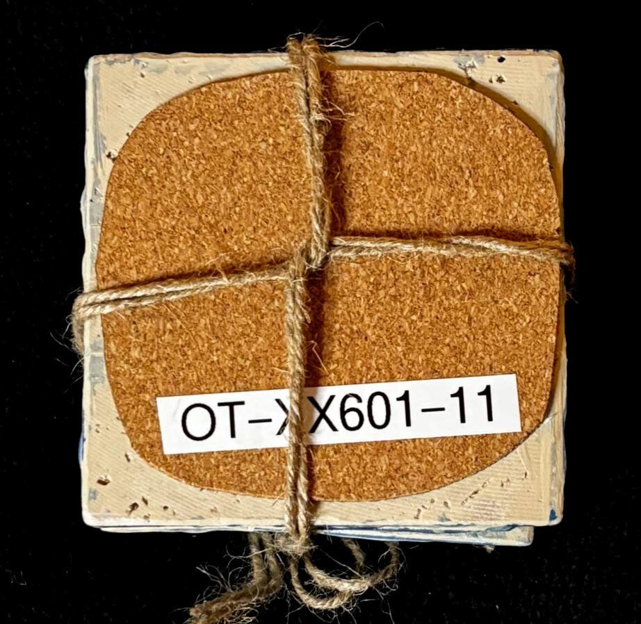 Travertine Coasters (4)