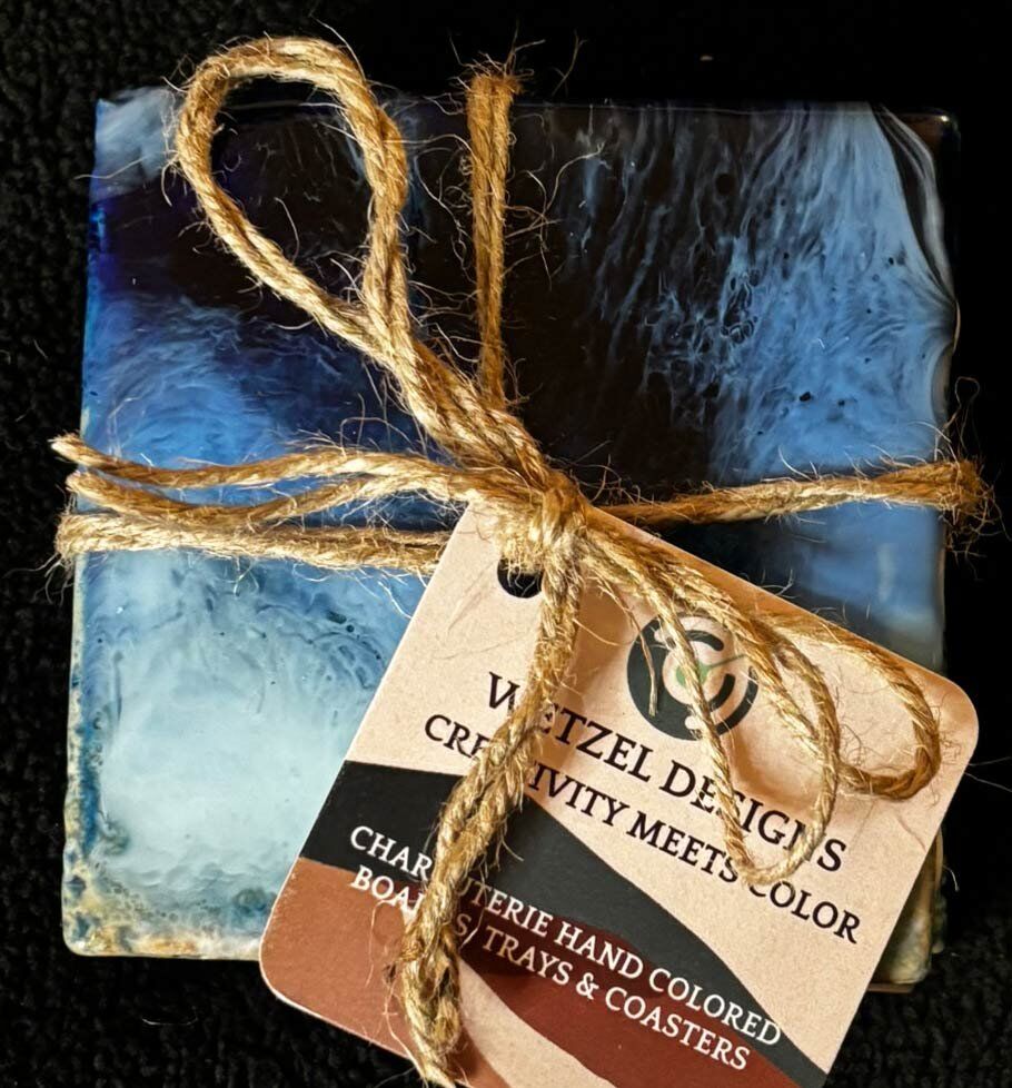 Travertine Coasters (4)